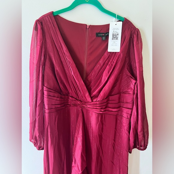 EVER PRETTY LONG SLEEVE RUFFLE DRESS - Picture 2 of 8